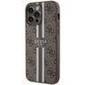 Guess GUHMP15XP4RPSW iPhone 15 Pro Max 6.7" brązowy/brown hardcase 4G Printed Stripes MagSafe na NearMe.pl