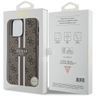 Guess GUHMP15XP4RPSW iPhone 15 Pro Max 6.7" brązowy/brown hardcase 4G Printed Stripes MagSafe na NearMe.pl
