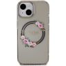 Guess GUHMP15SHFWFCK iPhone 15 / 14 / 136.1" czarny/black hardcase IML Flowers Wreatch MagSafe na NearMe.pl