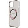 Guess GUHMP15SHFWFCK iPhone 15 / 14 / 136.1" czarny/black hardcase IML Flowers Wreatch MagSafe na NearMe.pl