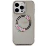 Guess GUHMP15XHFWFCK iPhone 15 Pro Max 6.7" czarny/black hardcase IML Flowers Wreatch MagSafe na NearMe.pl