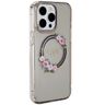 Guess GUHMP15XHFWFCK iPhone 15 Pro Max 6.7" czarny/black hardcase IML Flowers Wreatch MagSafe na NearMe.pl