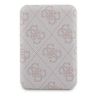 Guess Powerbank indukcyjny 15WGUPB5FP4EMGP 5000mAh różowy/pink 4G Leather Metal Logo MagSafe na NearMe.pl