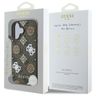 Guess GUHMP16SP4PWPW iPhone 16 6.1" brązowy/brown hardcase Peony On 4G Background MagSafe na NearMe.pl
