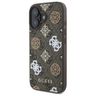 Guess GUHMP16SP4PWPW iPhone 16 6.1" brązowy/brown hardcase Peony On 4G Background MagSafe na NearMe.pl