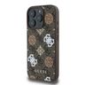 Guess GUHMP16LP4PWPW iPhone 16 Pro6.3" brązowy/brown hardcase Peony On 4G Background MagSafe na NearMe.pl