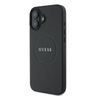 Guess GUHMP16MPGHSMMK iPhone 16 Plus 6.7" czarny/black hardcase Grained Ring MagSafe na NearMe.pl