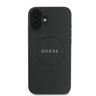 Guess GUHMP16MPGHSMMK iPhone 16 Plus 6.7" czarny/black hardcase Grained Ring MagSafe na NearMe.pl