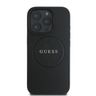 Guess GUHMP16LPGHSMMK iPhone 16 Pro 6.3" czarny/black hardcase Grained Ring MagSafe na NearMe.pl