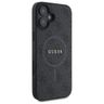 Guess GUHMP16SG4GFRK iPhone 16 6.1" czarny/black hardcase 4G Ring Classic Logo MagSafe na NearMe.pl