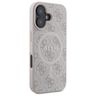Guess GUHMP16SG4GFRP iPhone 16 6.1" różowy/pink hardcase 4G Ring Classic Logo MagSafe na NearMe.pl