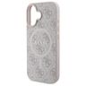 Guess GUHMP16SG4GFRP iPhone 16 6.1" różowy/pink hardcase 4G Ring Classic Logo MagSafe na NearMe.pl