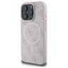 Guess GUHMP16XG4GFRP iPhone 16 Pro Max 6.9" różowy/pink hardcase 4G Ring Classic Logo MagSafe na NearMe.pl
