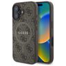 Guess GUHMP16SG4GFRW iPhone 16 6.1" brązowy/brown hardcase 4G Ring Classic Logo MagSafe na NearMe.pl