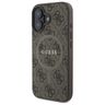 Guess GUHMP16SG4GFRW iPhone 16 6.1" brązowy/brown hardcase 4G Ring Classic Logo MagSafe na NearMe.pl