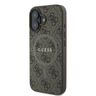 Guess GUHMP16MG4GFRW iPhone 16 Plus brązowy/brown hardcase 4G Ring Classic Logo MagSafe na NearMe.pl