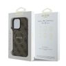 Guess GUHMP16LG4GFRW iPhone 16 Pro6.3" brązowy/brown hardcase 4G Ring Classic Logo MagSafe na NearMe.pl
