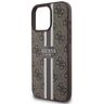 Guess GUHMP16XP4RPSW iPhone 16 Pro Max 6.9" brązowy/brown hardcase 4G Printed Stripes MagSafe na NearMe.pl