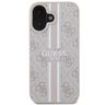 Guess GUHMP16SP4RPSP iPhone 16 6.1"różowy/pink hardcase 4G Printed Stripes MagSafe na NearMe.pl