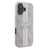 Guess GUHMP16MP4RPSP iPhone 16 Plus 6.7"różowy/pink hardcase 4G Printed Stripes MagSafe na NearMe.pl