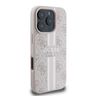 Guess GUHMP16LP4RPSP iPhone 16 Pro 6.3" różowy/pink hardcase 4G Printed Stripes MagSafe na NearMe.pl
