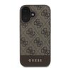Guess GUHCP16SG4GLBR iPhone 16 6.1" brązowy/brown hardcase 4G Bottom Stripe na NearMe.pl