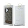 Guess GUHCP16SG4GLBR iPhone 16 6.1" brązowy/brown hardcase 4G Bottom Stripe na NearMe.pl