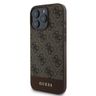 Guess GUHCP16XG4GLBR iPhone 16 Pro Max6.9" brązowy/brown hardcase 4G Bottom Stripe na NearMe.pl