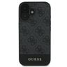 Guess GUHCP16SG4GLGR iPhone 16 6.1" szary/grey hardcase 4G Bottom Stripe na NearMe.pl
