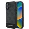 Guess GUHCP16MG4GLGR iPhone 16 Plus 6.7" szary/grey hardcase 4G Bottom Stripe na NearMe.pl
