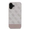 Guess GUHCP16SG4GLPI iPhone 16 6.1" różowy/pink hardcase 4G Bottom Stripe na NearMe.pl