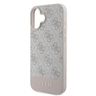 Guess GUHCP16MG4GLPI iPhone 16 Plus 6.7" różowy/pink hardcase 4G Bottom Stripe na NearMe.pl