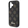 Guess GUHMP16SPGPYSK iPhone 16 6.1" czarny/black hardcase Peony Script MagSafe na NearMe.pl