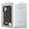 Guess GUHMP16SPGPYSK iPhone 16 6.1" czarny/black hardcase Peony Script MagSafe na NearMe.pl