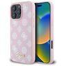 Guess GUHMP16XPGPYSP iPhone 16 Pro Max 6.9" różowy/pink hardcase Peony Script MagSafe na NearMe.pl