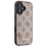 Guess GUHMP16SPGPYSW iPhone 16 6.1" brązowy/brown hardcase Peony Script MagSafe na NearMe.pl