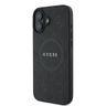 Guess GUHMP16MPSAPSMEK iPhone 16 Plus 6.7" czarny/black hardcase Saffiano Peony Classic Logo MagSafe na NearMe.pl