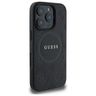 Guess GUHMP16LPSAPSMEK iPhone 16 Pro 6.3" czarny/black hardcase Saffiano Peony Classic Logo MagSafe na NearMe.pl