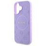 Guess GUHMP16SPSAPSMEU iPhone 16 6.1" fioletowy/purple hardcase Saffiano Peony Classic Logo MagSafe na NearMe.pl