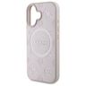 Guess GUHMP16SPSAPSMEP iPhone 16 6.1" różowy/pink hardcase Saffiano Peony Classic Logo MagSafe na NearMe.pl