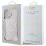 Guess GUHMP16SPSAPSMEP iPhone 16 6.1" różowy/pink hardcase Saffiano Peony Classic Logo MagSafe na NearMe.pl