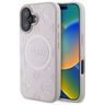 Guess GUHMP16SPSAPSMEP iPhone 16 6.1" różowy/pink hardcase Saffiano Peony Classic Logo MagSafe na NearMe.pl