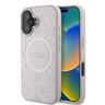 Guess GUHMP16MPSAPSMEP iPhone 16 Plus 6.7" różowy/pink hardcase Saffiano Peony Classic Logo MagSafe na NearMe.pl