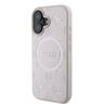 Guess GUHMP16MPSAPSMEP iPhone 16 Plus 6.7" różowy/pink hardcase Saffiano Peony Classic Logo MagSafe na NearMe.pl