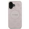 Guess GUHMP16MPSAPSMEP iPhone 16 Plus 6.7" różowy/pink hardcase Saffiano Peony Classic Logo MagSafe na NearMe.pl