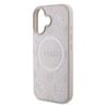 Guess GUHMP16MPSAPSMEP iPhone 16 Plus 6.7" różowy/pink hardcase Saffiano Peony Classic Logo MagSafe na NearMe.pl