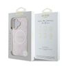 Guess GUHMP16MPSAPSMEP iPhone 16 Plus 6.7" różowy/pink hardcase Saffiano Peony Classic Logo MagSafe na NearMe.pl