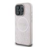 Guess GUHMP16LPSAPSMEP iPhone 16 Pro 6.3" różowy/pink hardcase Saffiano Peony Classic Logo MagSafe na NearMe.pl