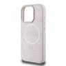 Guess GUHMP16LPSAPSMEP iPhone 16 Pro 6.3" różowy/pink hardcase Saffiano Peony Classic Logo MagSafe na NearMe.pl