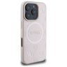 Guess GUHMP16XPSAPSMEP iPhone 16 Pro Max 6.9" różowy/pink hardcase Saffiano Peony Classic Logo MagSafe na NearMe.pl